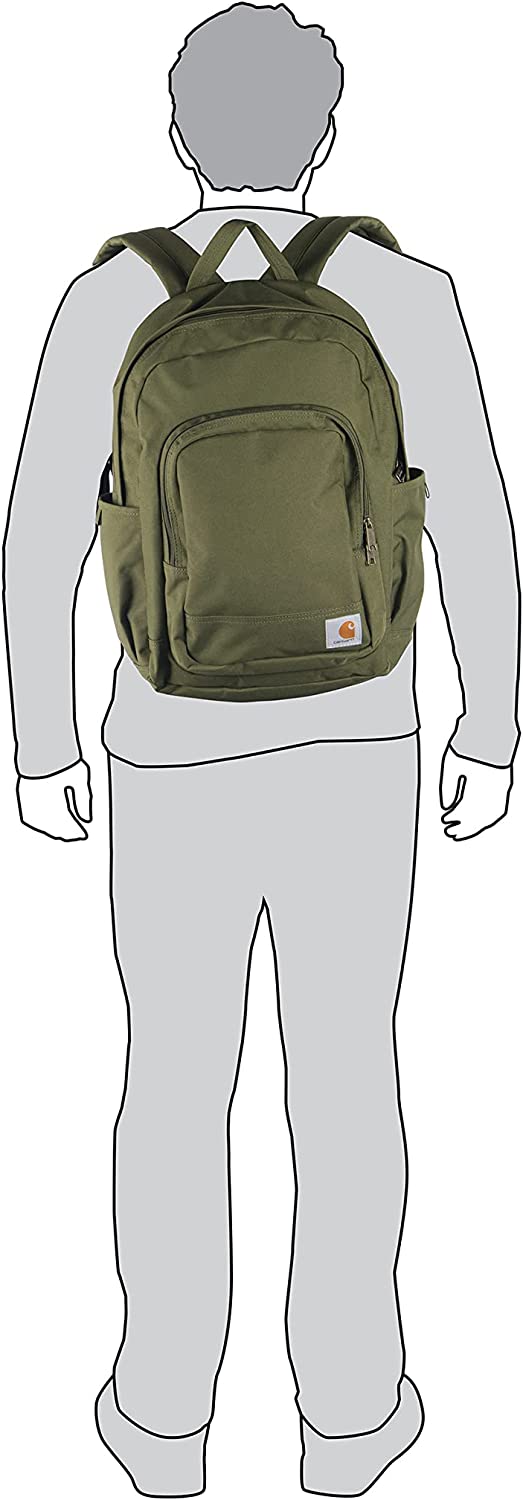 Carhartt Essentials Backpack with 17-Inch Laptop Sleeve for Travel, Work and School, Black - Image 5